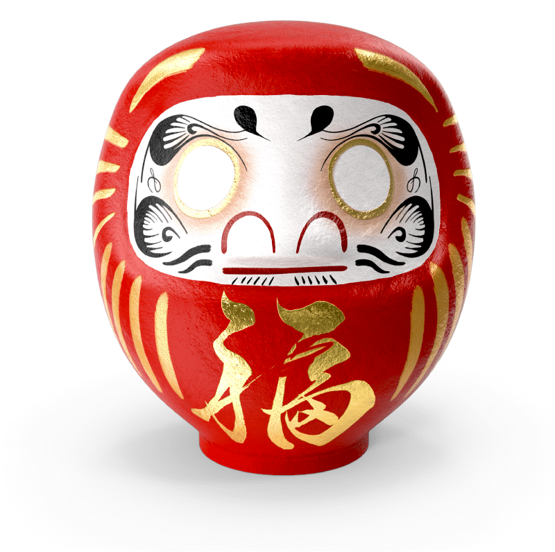 Universidad DARUMA, Acerca de, un Daruma cuyo significado es hacia los propósitos